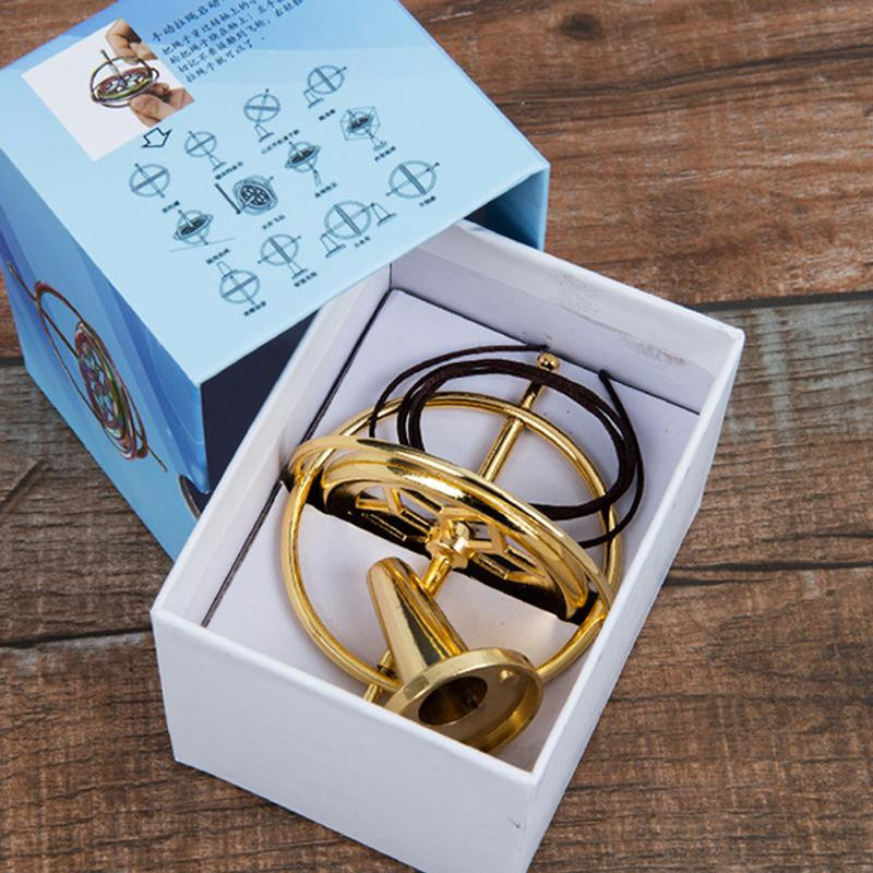 Selbstausgleich Gyroskop Anti-schwerkraft Dekompression Pädagogisches Spielzeug Sechs Generationen Bunte Finger Gyroskop T7X2 - Bild 3