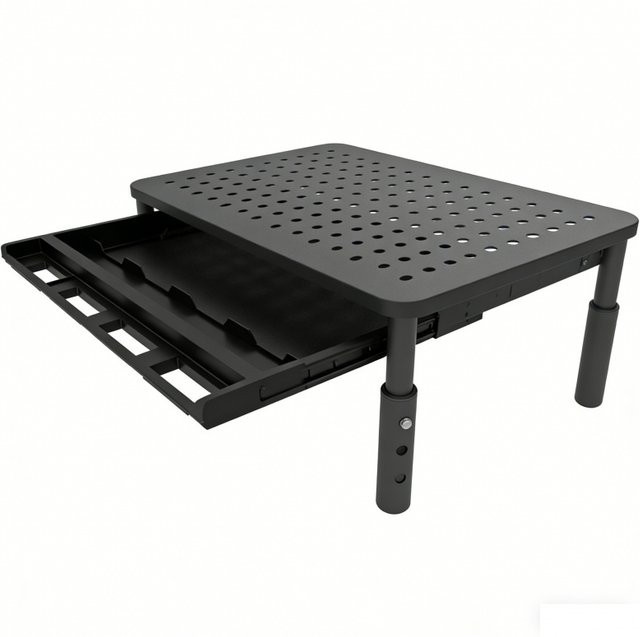 Monitor Erhöhung und Laptop Stand für Schreibtisch in Schwarz - Bild 1