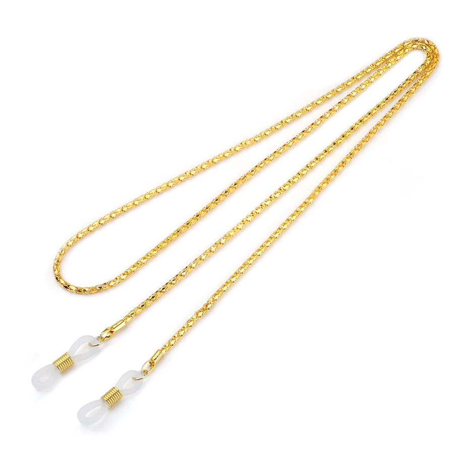 Erilles Brillenhalskette, vergoldet, Gold, ohne Stein - Bild 2