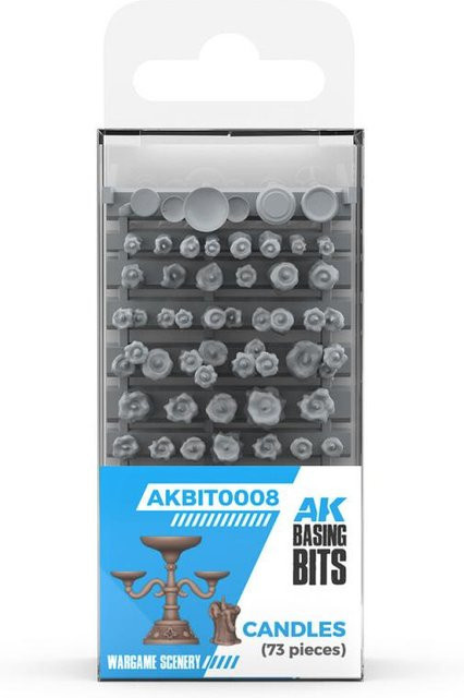 AK Interactive Basing Bits Candles, 3D Druck, 73-teiliges Set - Bild 1
