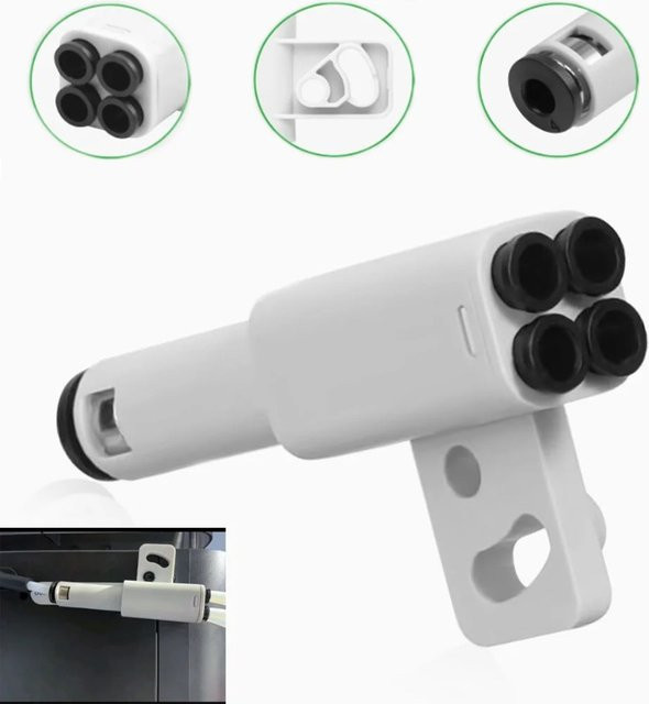 Tuo Erweiterungsanschluss für 3D-Drucker-Zubehörrohr in Weiß für FDM-Drucker - Bild 1