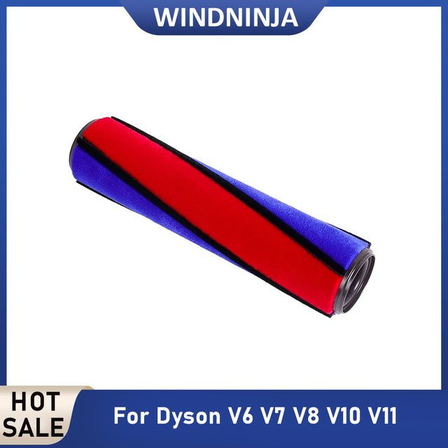 Dyson Ersatz-Hauptbürstenrolle für V6 V7 V8 V10 V11 Staubsauger, weiche Rollenbürste zur Tiefenreinigung, Multicolor - Bild 1