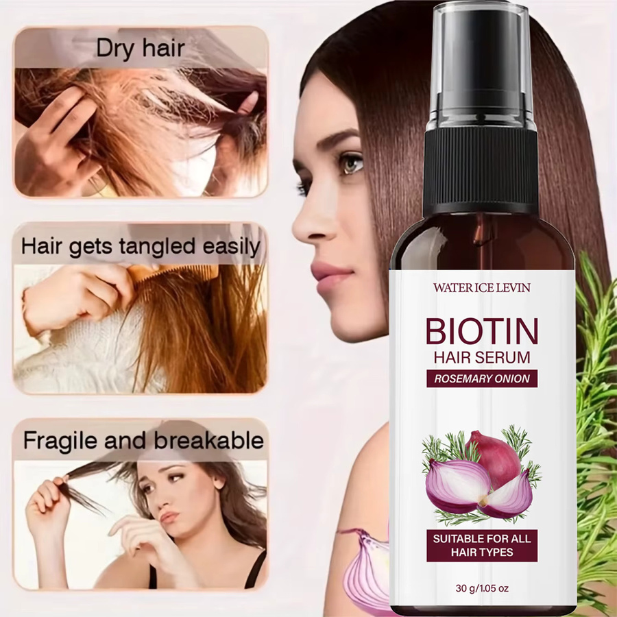 Water Ice Levin Haarserum mit Biotin, Rosmarin, Zwiebel, Unisex - Bild 5