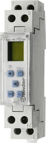 Finder Zeitschaltuhr 12.71.0.024.0000 mit Wochenprogramm, Tagesprogramm und Impulsfunktion, 24 V AC/DC, IP20 - Bild 1