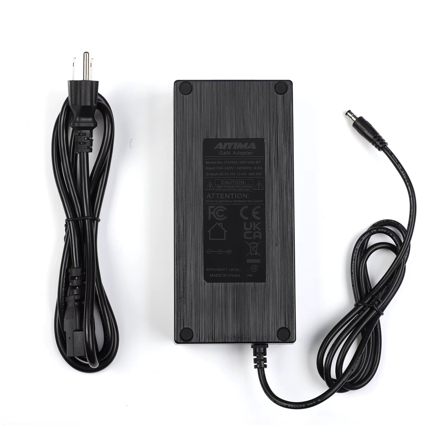 AIYIMA Netzteil 48V 10A Gan Verstärker Adapter in Schwarz für TPA3255 TAS5630 Audio Verstärker A80/A07Max - Bild 3
