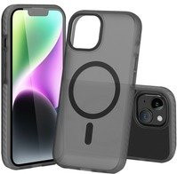 Nevox StyleShell Invisio Handyhülle für iPhone 16 in Schwarz und Grau - Bild 1