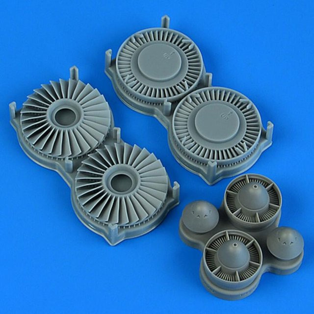 Italeri S-3 Viking, Detailed fan & exhaust turbine - Bild 1