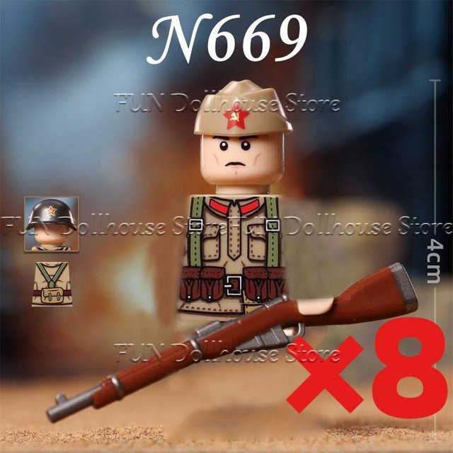 Linyi toy Sowjetische Militärfigur, Gebäude, ab 0 Jahren - Bild 1
