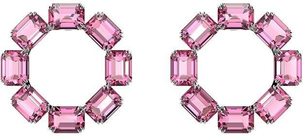 Swarovski Creolen Millenia, Rosa, Kristall, Damen - Bild 1
