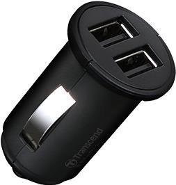 Transcend TS-DPL3 Auto-Netzteil in Schwarz mit 2,4 A und 2 USB-Ausgangsanschlussstellen für DrivePro 620 - Bild 1