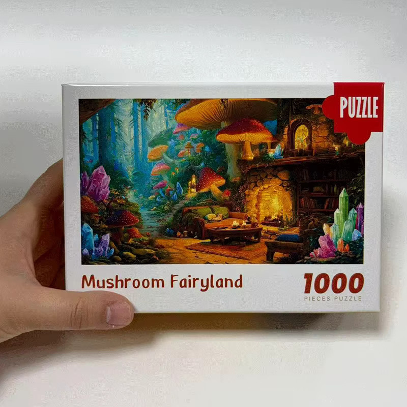 MaxRenard Mushroom Wonderland Mini-Puzzle, 1000 Teile - Bild 2