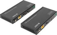 Digitus DS-55508 HDBaseT HDMI Extender Set für Video, Audio, Infrarot und serielle Erweiterung über CAT 5e/6/7/8 bis 150 m in Schwarz - Bild 2