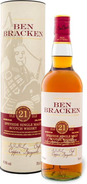 Ben Bracken Speyside Single Malt Scotch Whisky 21 Jahre 0,7 l - Bild 1