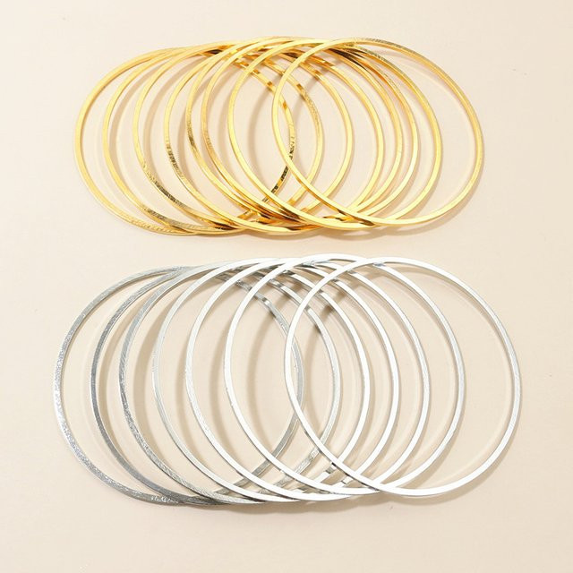 Wadsfred Ohrring Drähte, Messing, 60mm, 80mm, Ringe für DIY Schmuck Herstellung - Bild 1