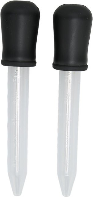 Neoglint Flüssigkeitstropfer Pipetten aus Silikon und Kunststoff, 2 Stück, Schwarz, 5 ml Fassungsvermögen - Bild 1