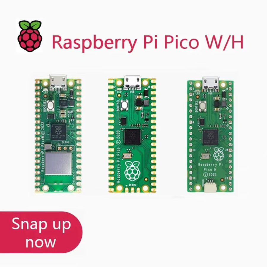 Raspberry Pi Pico W Entwicklungsboard mit WiFi und Pin-Header in Grün - Bild 2