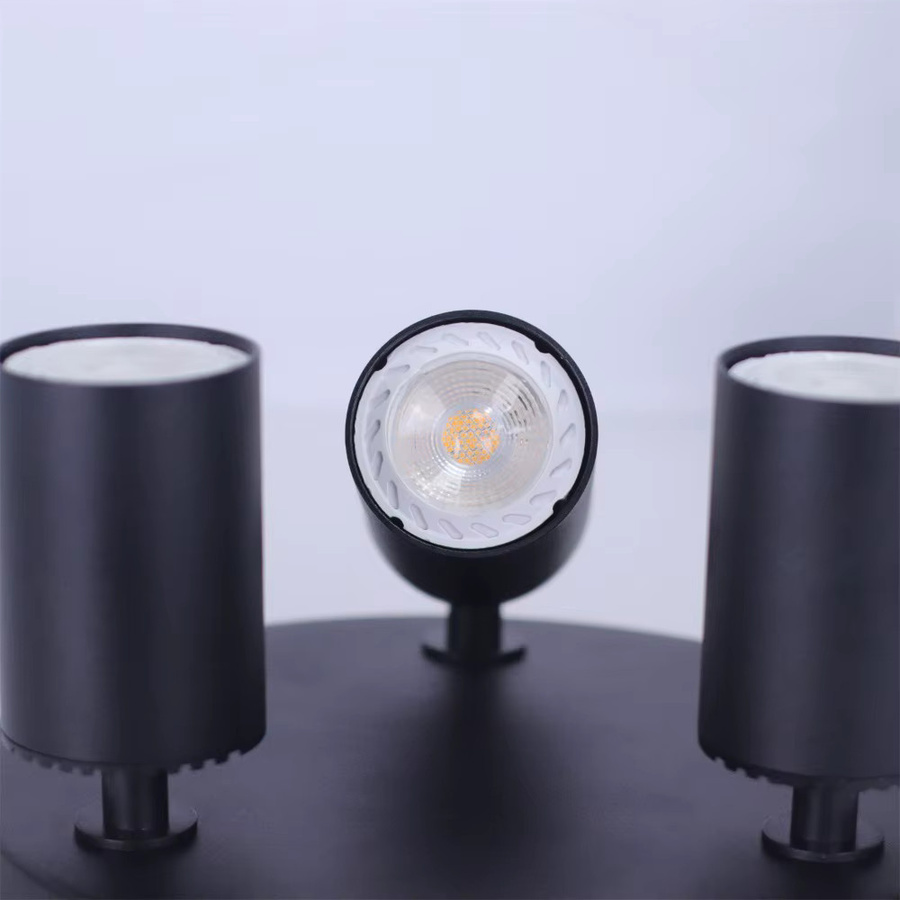 JOYINLED GU10 LED Deckenleuchte im Industriestil für Schlafzimmer und Flur, Schwarz oder Weiß - Bild 4