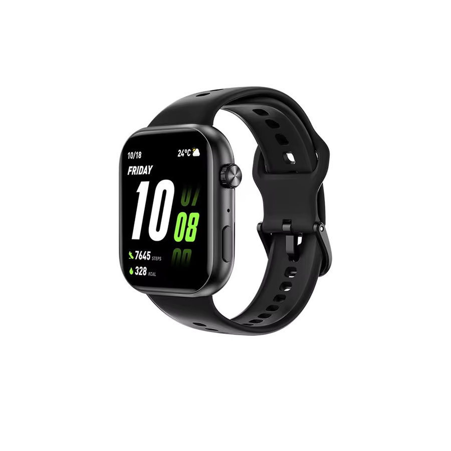 HONOR CHOICE InFoWear Watch 2i Smartwatch, Globale Version, 1,85 Zoll AMOLED-Bildschirm, Schwarz - Bild 4