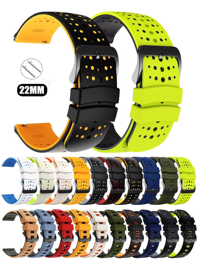 Amazfit Uhrenarmband Silikon, Multicolor, Unisex - Bild 5