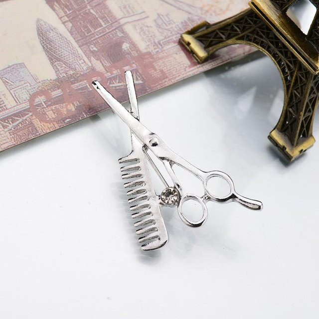 Brosche silber, Kristall, Unisex - Bild 1