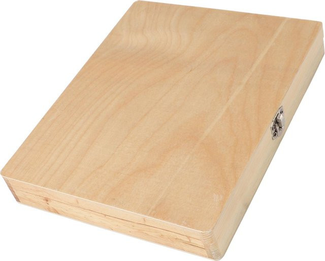 ZuiyouBeauty1 Holz Mikroskop Objektträgerbox in Beige für 100 Objektträger zur Aufbewahrung von Laborglas für Biowissenschaften und Bildung - Bild 1
