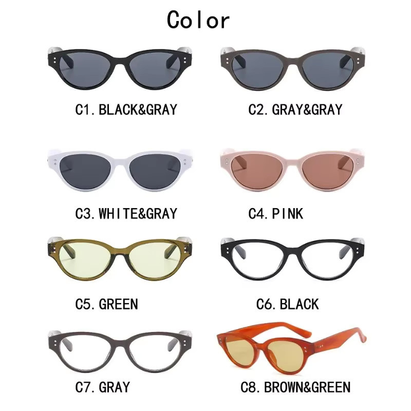 Samjune Cat-Eye Sonnenbrille, Vollrand, Damen - Bild 3