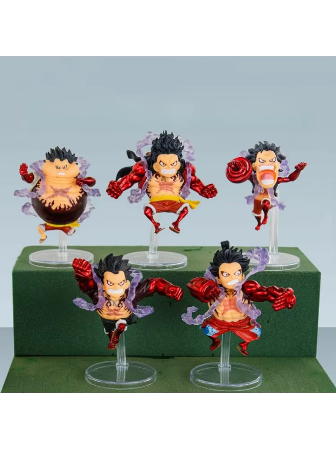 Bandai One Piece Gear 4 Luffy Actionfigur, 5-teiliges Set - Bild 4