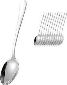 Esmeyer Sylvia Espressolöffel aus Edelstahl in Silber, poliert, 12er Set, Länge: 11,5 cm - Bild 1