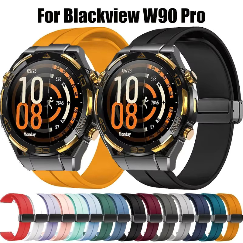 Blackview Uhrenarmband, Silikon, Magnetisch, Schwarz, Unisex - Bild 4
