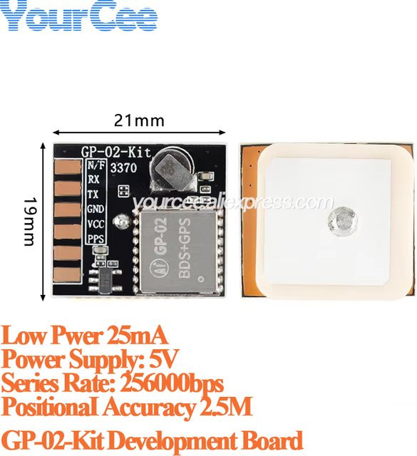 GP-02 Dual-Mode BDS GNSS Timing-Modul Entwicklungsboard Satellitenpositionierungs-Navigationsempfänger SOC-Modul - Bild 1
