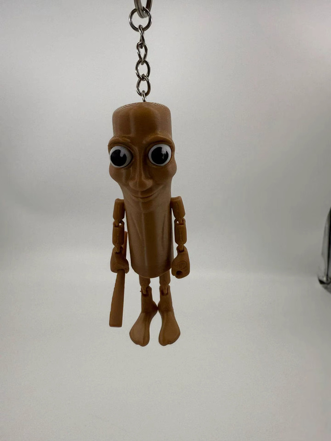 Bandai Tung Tung Sahur Tralala Tralala Hai Figur, Meerestiere, Rot - Bild 2