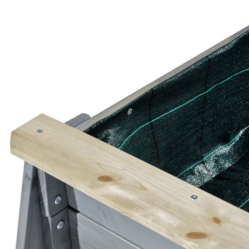 EXIT Aksent Kinder Hochbeet L aus Kiefernholz in Grau, B/H/L: 68 x 50 x 94 cm, 45 l - Bild 4