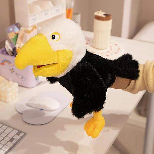 Toucan Handpuppe Plüsch, Papagei, 35cm - Bild 1