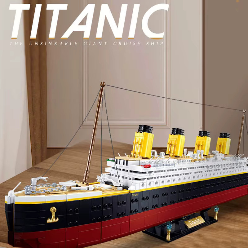 Klassisches Ozeandampfer Titanic Schiffsbausatz, Modellbausatz, 1:350, 2.401 Teile, ab 6 Jahren - Bild 3
