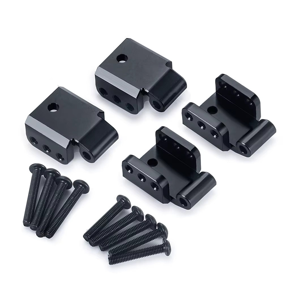 AXSPEED Metall-Stoßdämpferhalterung, verstellbare Türme, Schwarz - Bild 3