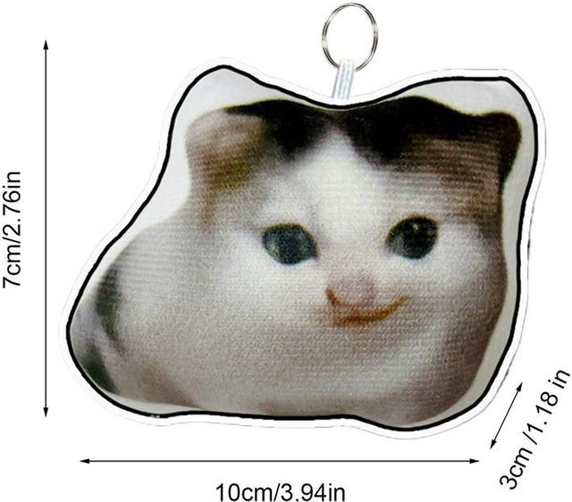 Bloom Play Schlüsselanhänger Katze, Ton, gray, Unisex - Bild 1