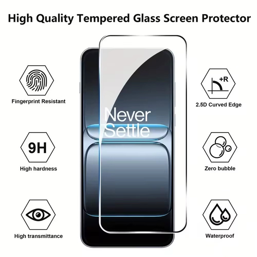 OnePlus Displayschutz aus Glas, transparent, Set mit 1 oder 5 Stück für verschiedene OnePlus Modelle wie 15T, 15R, 10R, Nord CE6, Nord 6, 5, 4, 3, 9 und 13s - Bild 3