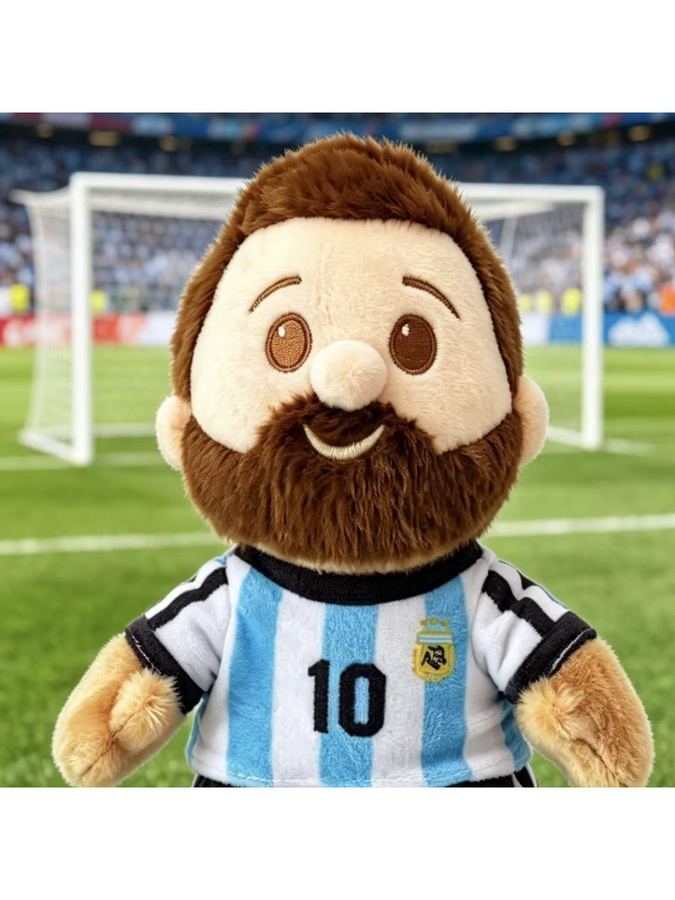 Star Trading Messi Argentinien Plüschfigur, 15cm, bunt - Bild 5