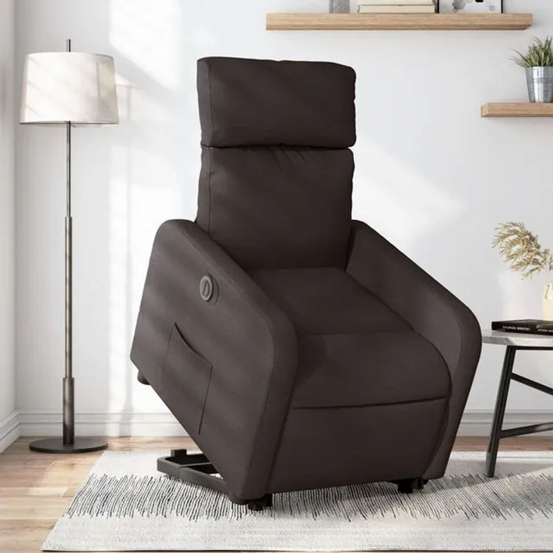 Vidaxl Elektrischer Massagesessel mit Aufstehhilfe in Braun - Bild 1