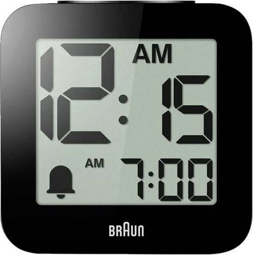 Braun 67711 Elektronik Wecker Schwarz mit extra lautem Weckton - Bild 1