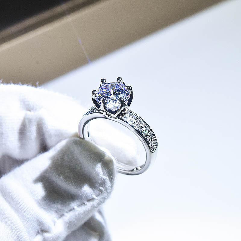 YIRAN Jewelry Ring 925 Silber, Diamant, Damen - Bild 4
