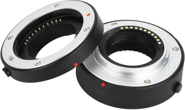 Igeteck Autofokus Objektivanschlussadapter für Panasonic und Olympus M43 Micro Four Thirds aus Aluminiumlegierung, Schwarz - Bild 1