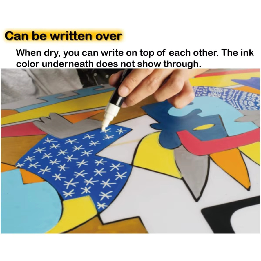 UNI POSCA Extra Bold Marker PC-17K mit 15mm Spitze für Graffiti, Poster und Kunst, wasserbasiert, Mehrfarbig - Bild 4
