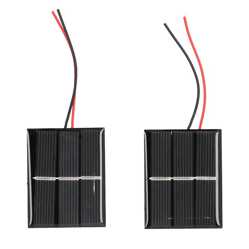 Hilitand Solarpanel-Modul Polysilizium Set aus 2 Stück, 0,4 W, 1,5 V, B: 43 mm, H: 55 mm - Bild 2