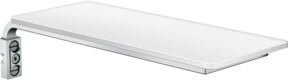 Hansgrohe Ablage Cassetta E in Weiß und Chrom, B: 20 cm, H: 8 cm - Bild 1