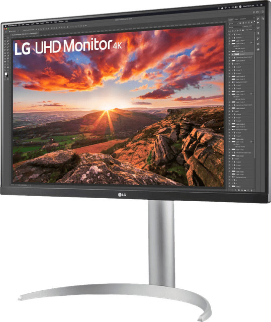 LG 27UP850K-W.AEU 4K UHD Monitor mit 27 Zoll IPS Display in Schwarz und Weiß mit USB-C Anschluss - Bild 1