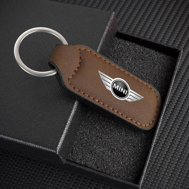 BMW Schlüsselanhänger Leder, braun, Unisex - Bild 1