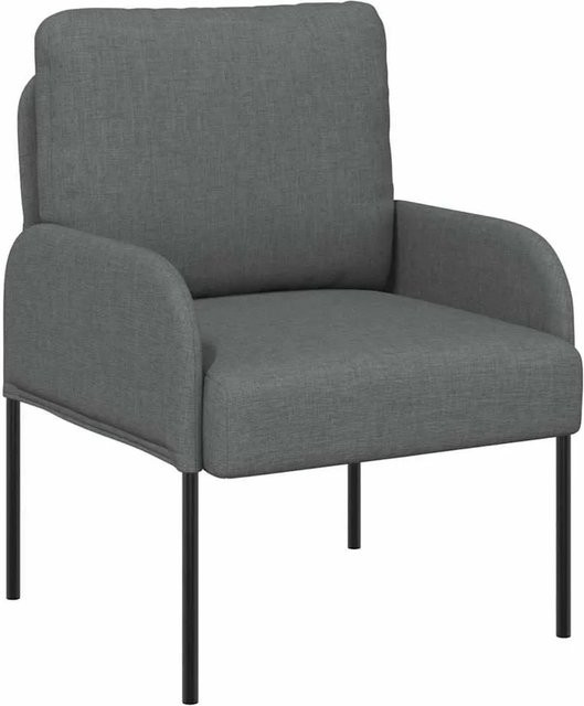 vidaXL Sofa mit Kissen in Dunkelgrau aus Sperrholz und Polyester - Bild 1