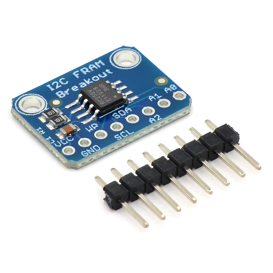 MB85RC256V FRAM Breakout Board Modul 32kB I2C Nicht-flüchtiger Speicher für IoT Sensor Geräte in Blau - Bild 2