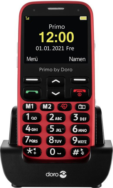 DORO Primo 368 Seniorenhandy Rot mit Wi-Fi und GPS - Bild 1